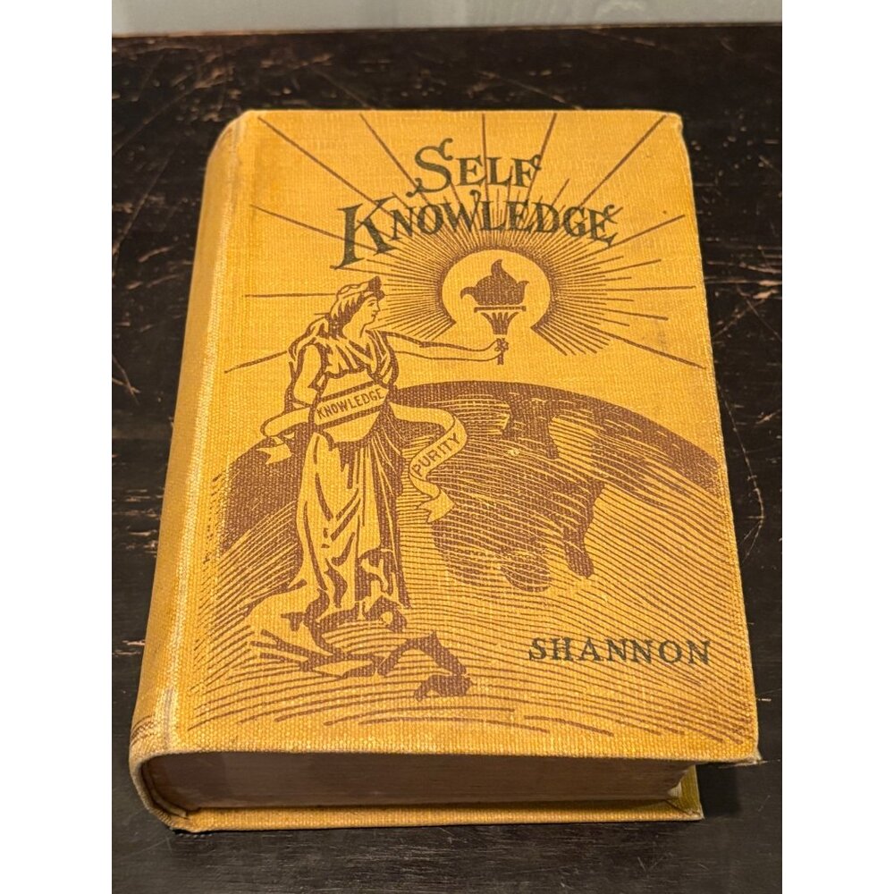 Self Knowledge Companion to Know Thyself Illustrated 1913 Hardcover Book Shannon
